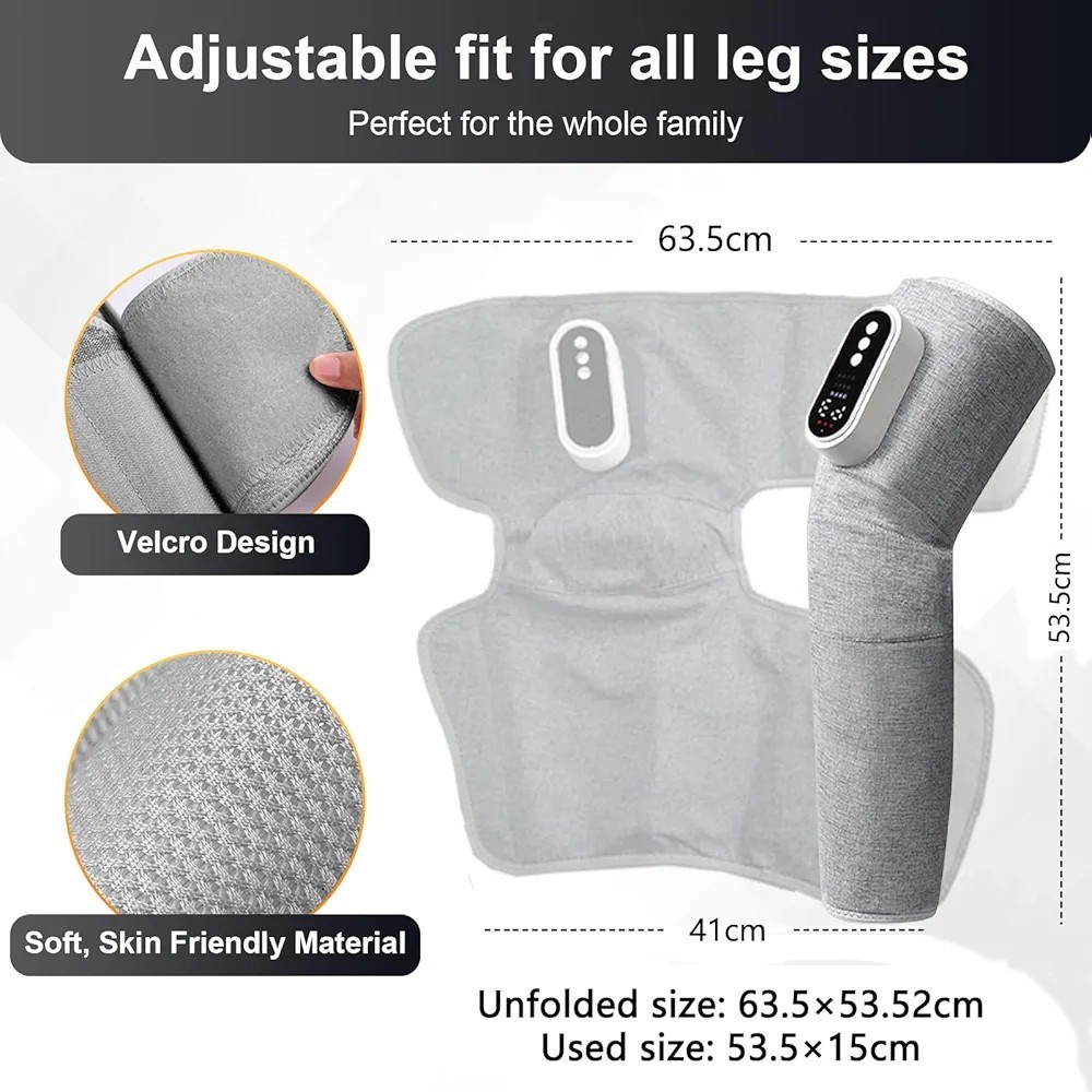 Leg Massager Calf Massager with 3 Massage Modes 3 Intensity Levels
