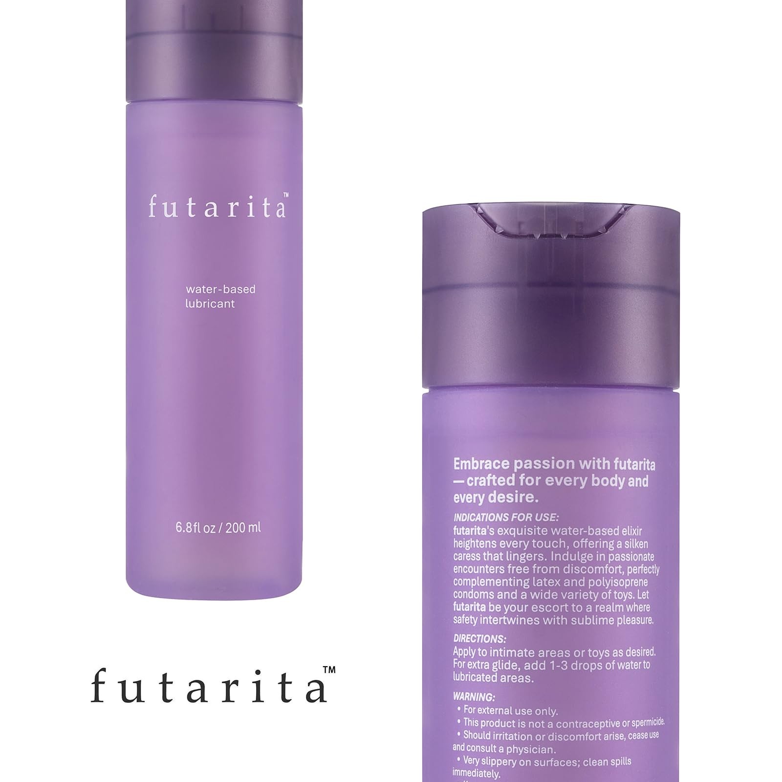 futarita Water Based Body Gel, Smooth Massage Fluid, Long Lasting Glide, Non-…