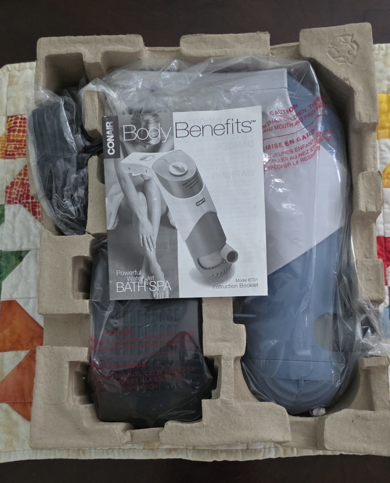 Conair Body Benefits BTS1 Powerful Water Jet Bath Spa *NEW/OPEN BOX*
