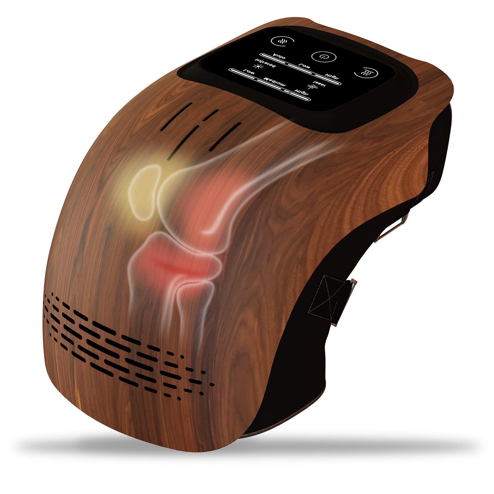 Heated Knee Massager Infrared Vibration Pain Relief Therapy Knee Support