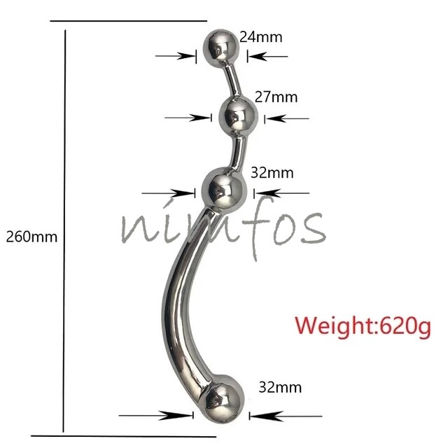 Stainless Steel Handheld Full Body Massager Wand Prostate Toy Stimulate Massage