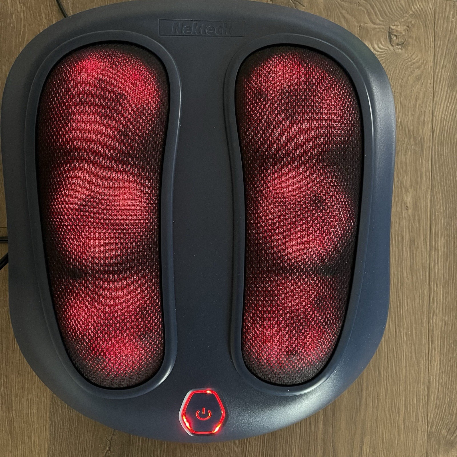 Nekteck Foot & Back Massager with Heat, Shiatsu Electric Kneading Foot Massage