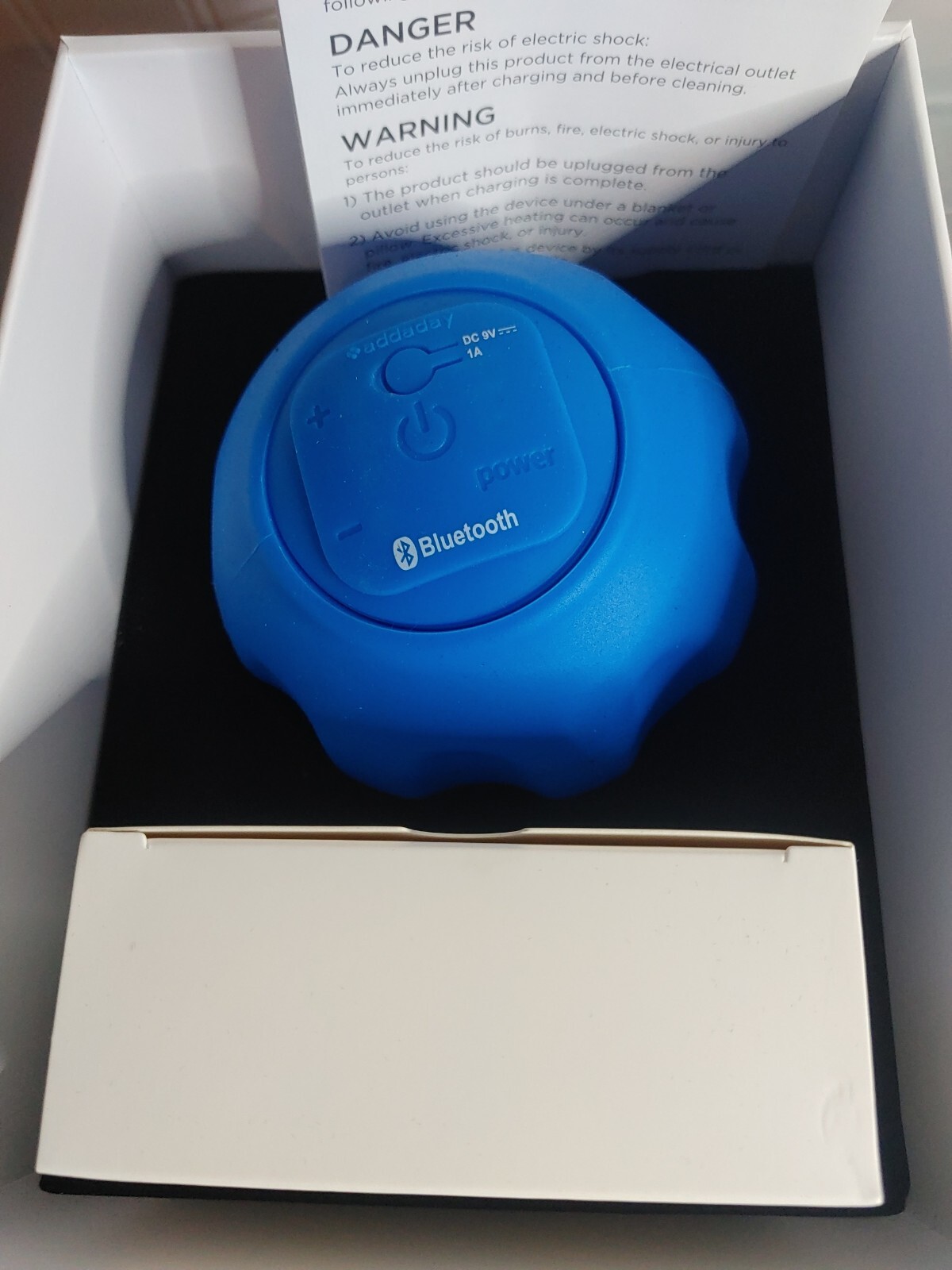 Addaday Oscillating Sphere Massager, Blue