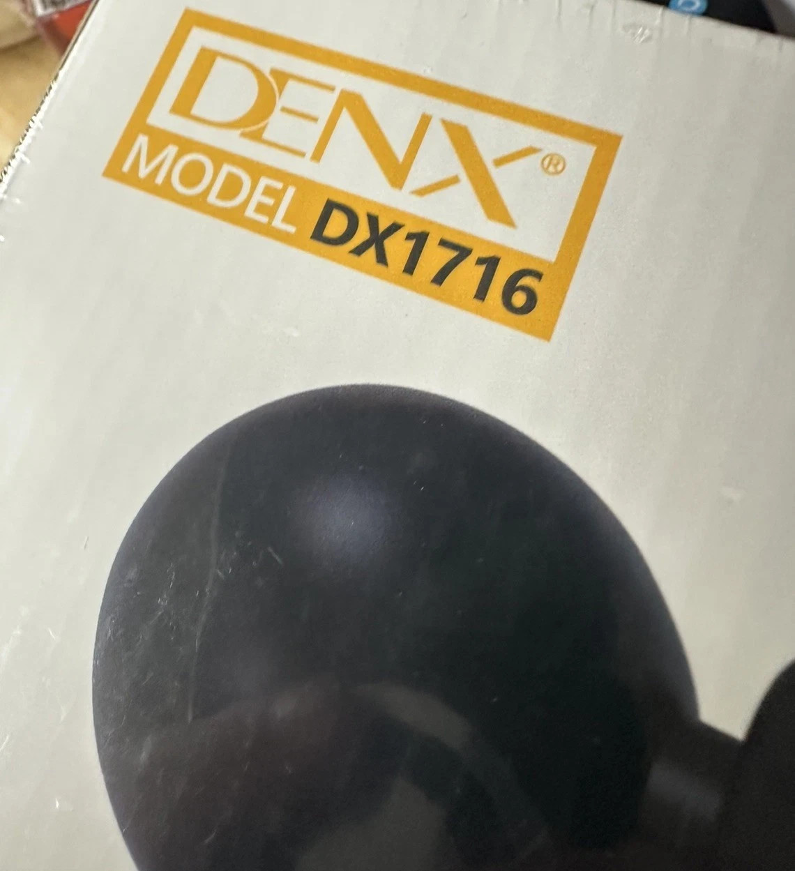 DENX DX1716 Massage Gun 8 Heads LCD Display Black for Shoulder Back Chest New