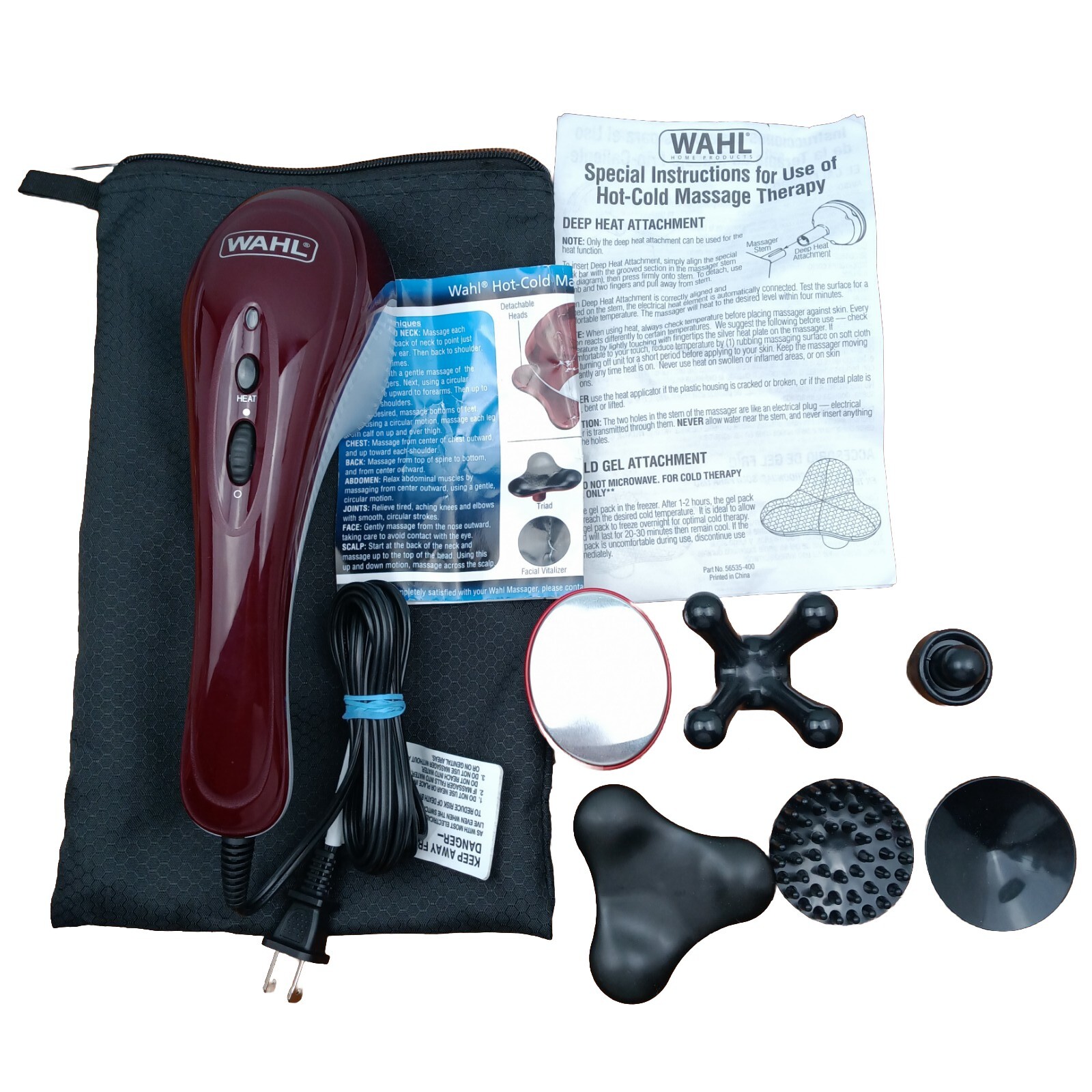 Wahl Hot Cold Therapy Custom Body Therapeutic Massager Model 4295a. I8