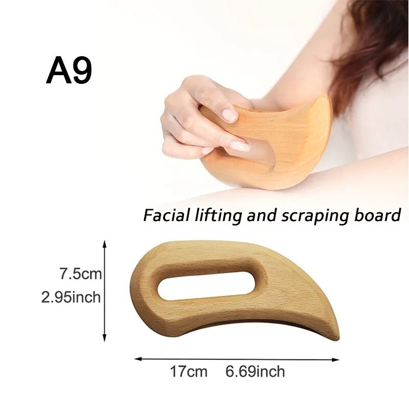 Wood Therapy Massage Tools for Body Shaping,anti Cellulite Lymphatic Drainage