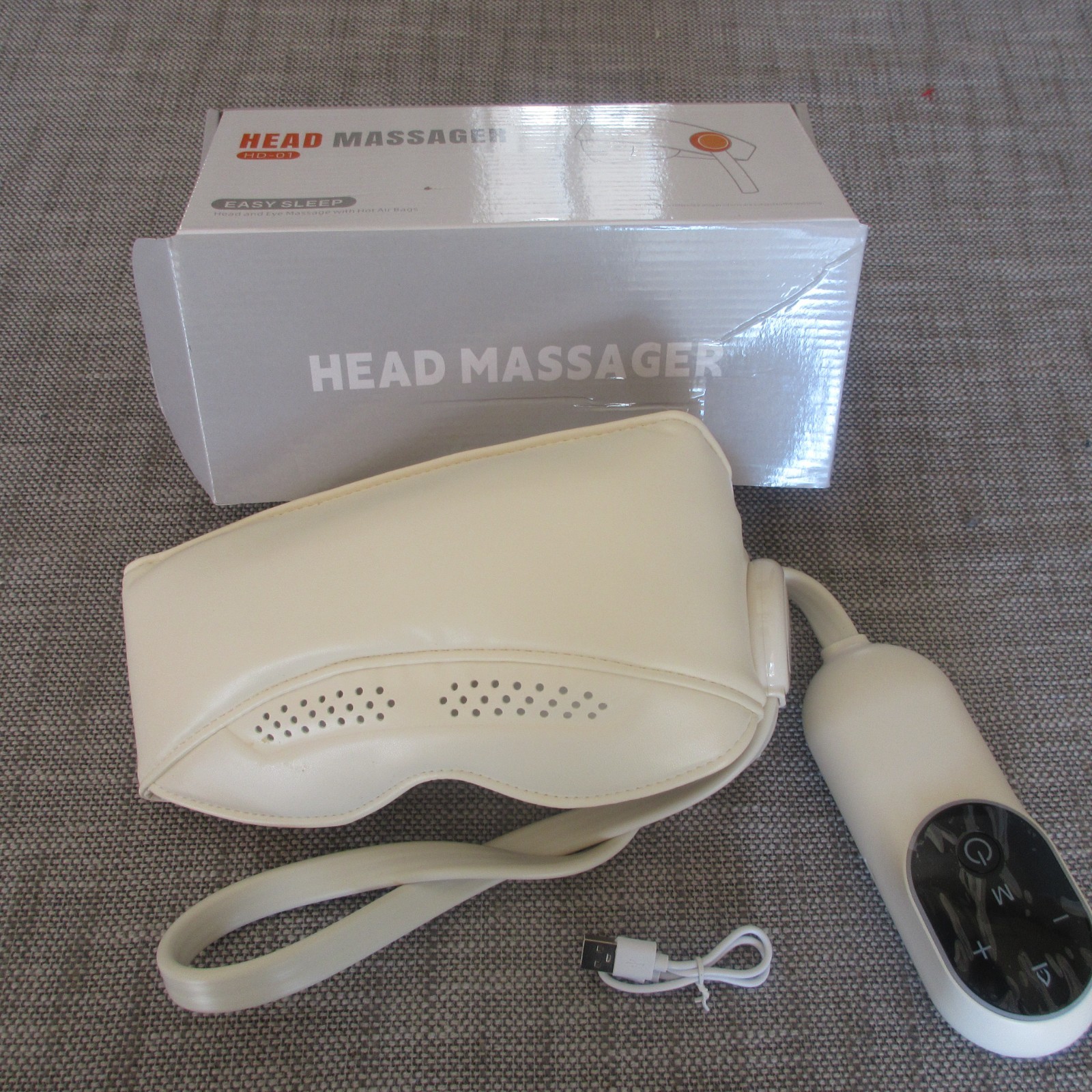 HEAD Massager Easy Sleep Head and Eye massager with Hot air bag massage