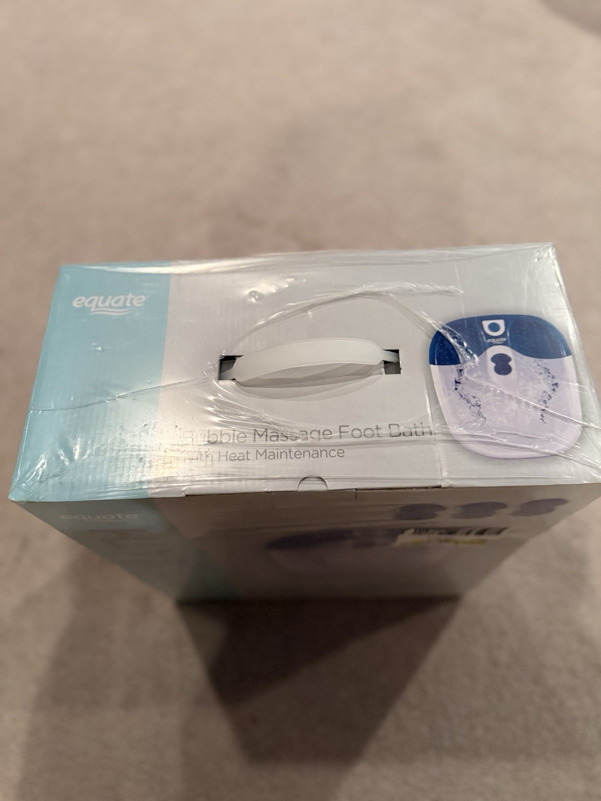 Brand New Equate Toe Touch Control Bubble Massage Foot Bath Fast Safe Shipping