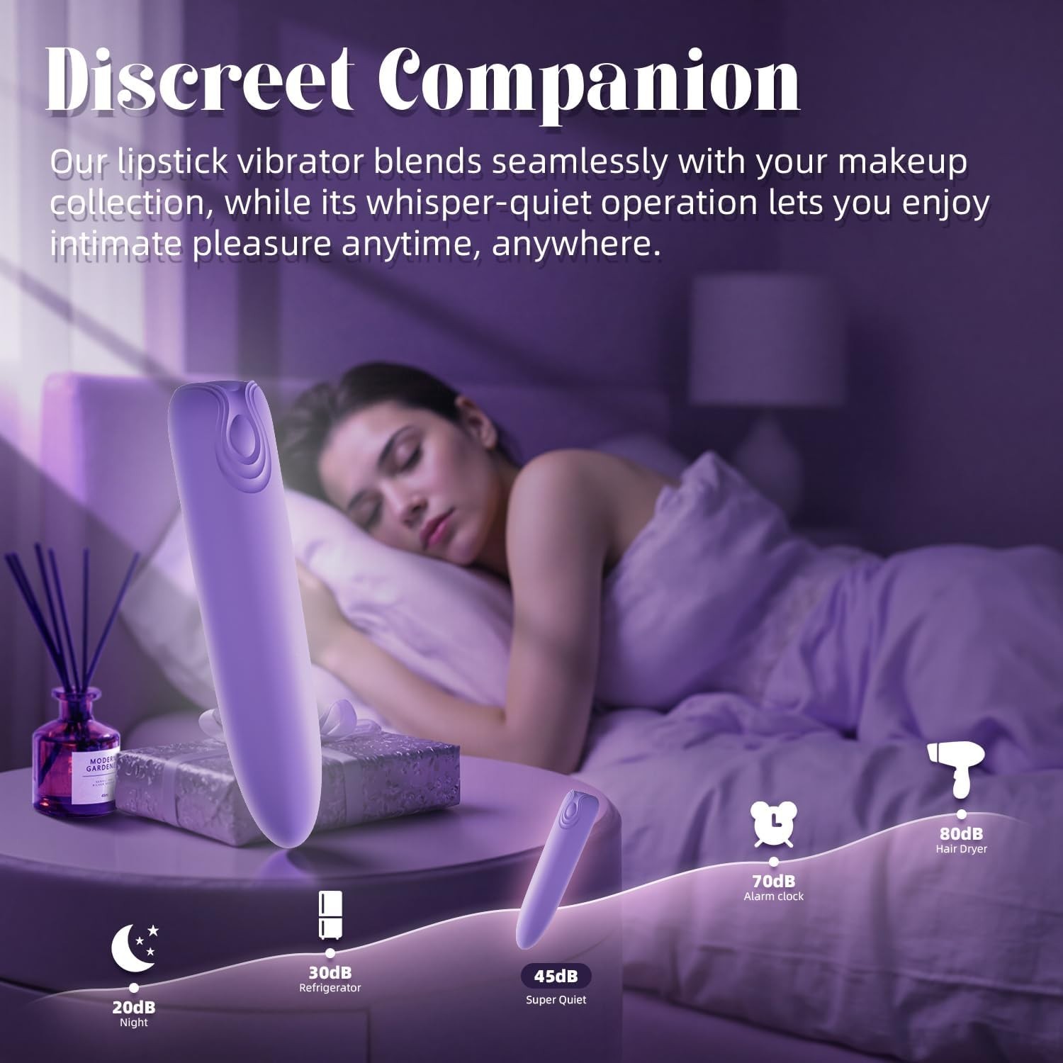 Small Bullet Vibrator for Women: Waterproof Mini Clit Vibrator with 10 Modes, G