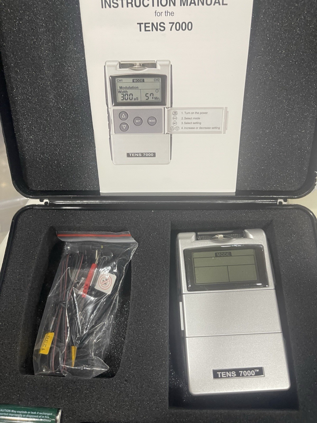 TENS 7000 2nd Edition Digital TENS Unit with Accessories