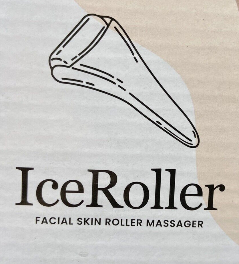 RoselynBoutique Beauty Ice Roller Facial Skin Care Roller Massager Beige NEW