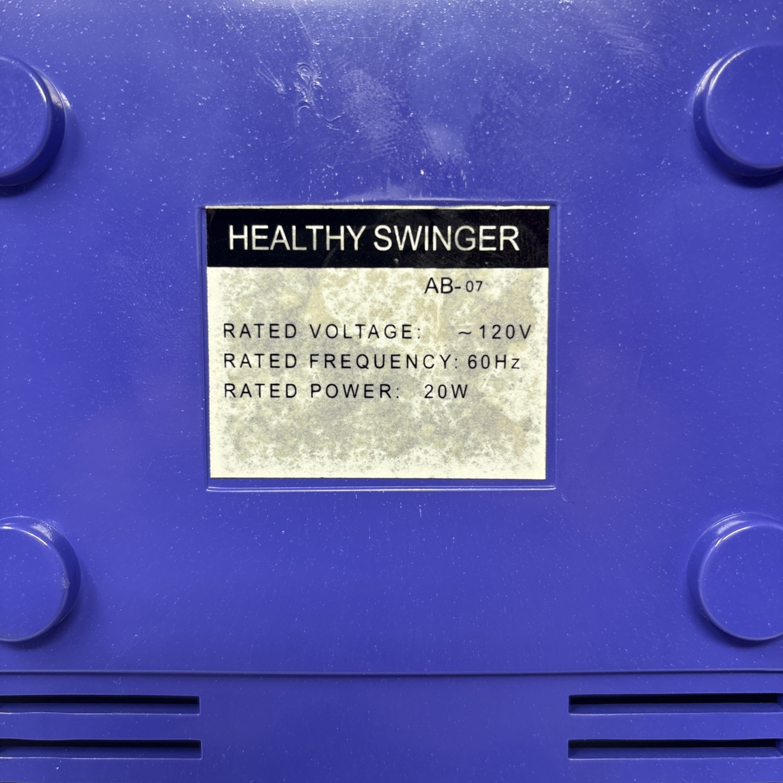 Sunpentown Healthy Swinger AB-07 Electronic Chi Machine Exerciser Massager