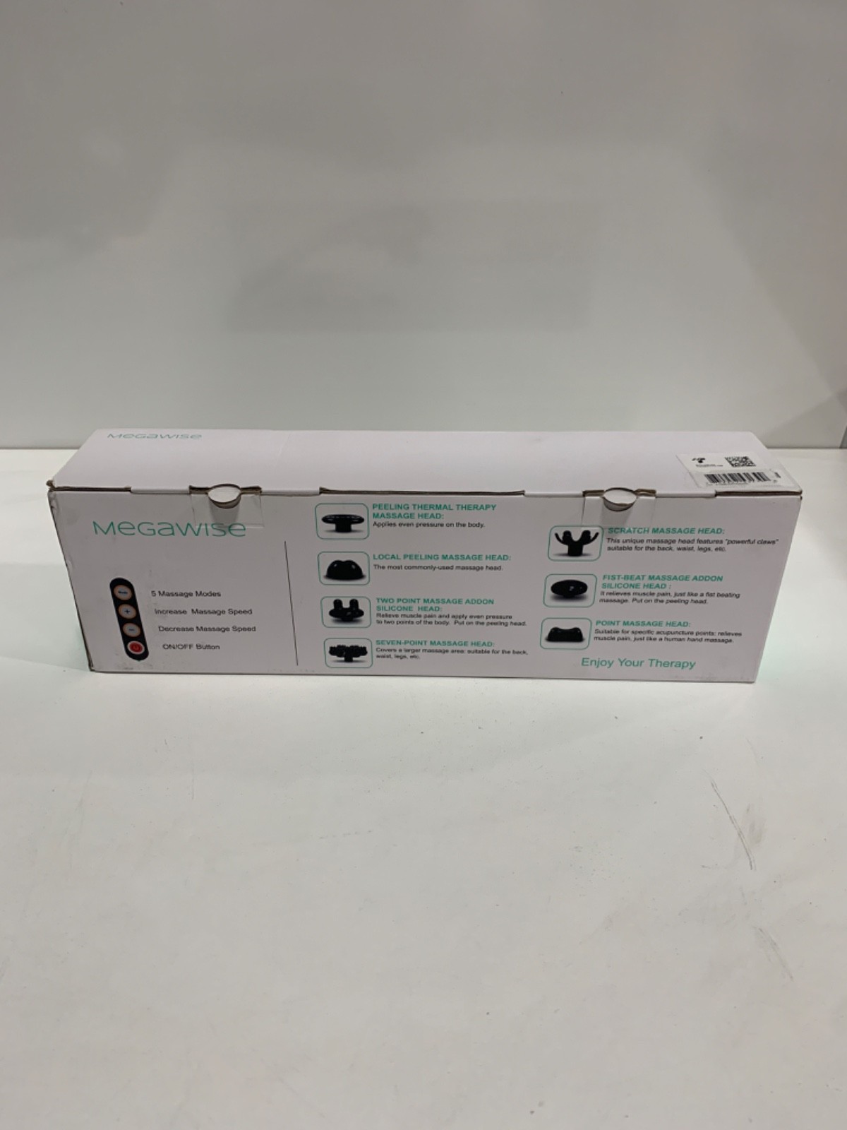 MEGAWISE Handheld Back Massager | Deep Tissue Percussion Massage for Back & Neck