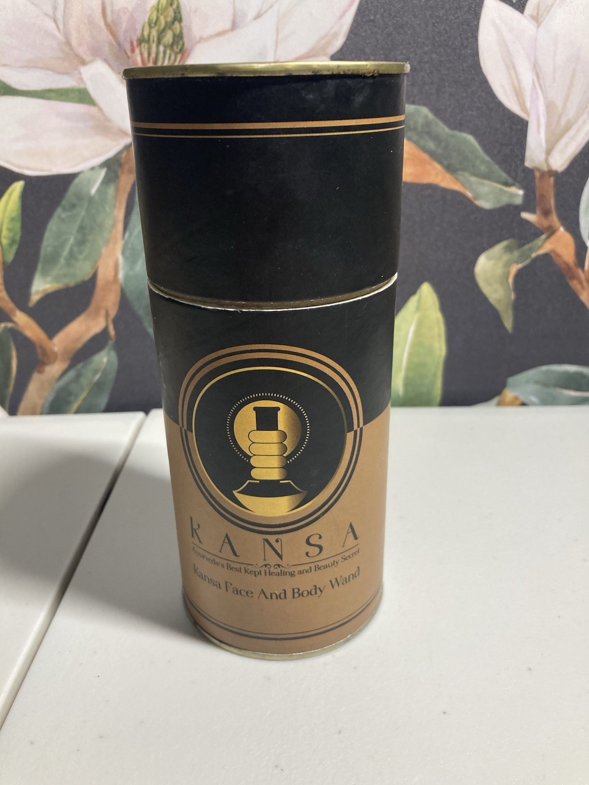 Ayurveda’s Kansa Massage Therapy Wand with Wooden Handle Beauty Skin Care
