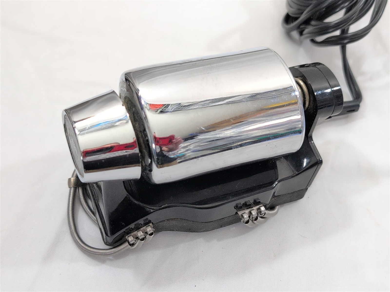 Vtg Sears Professional Barber Type Massager Model 793.2201 2 Speed Chrome