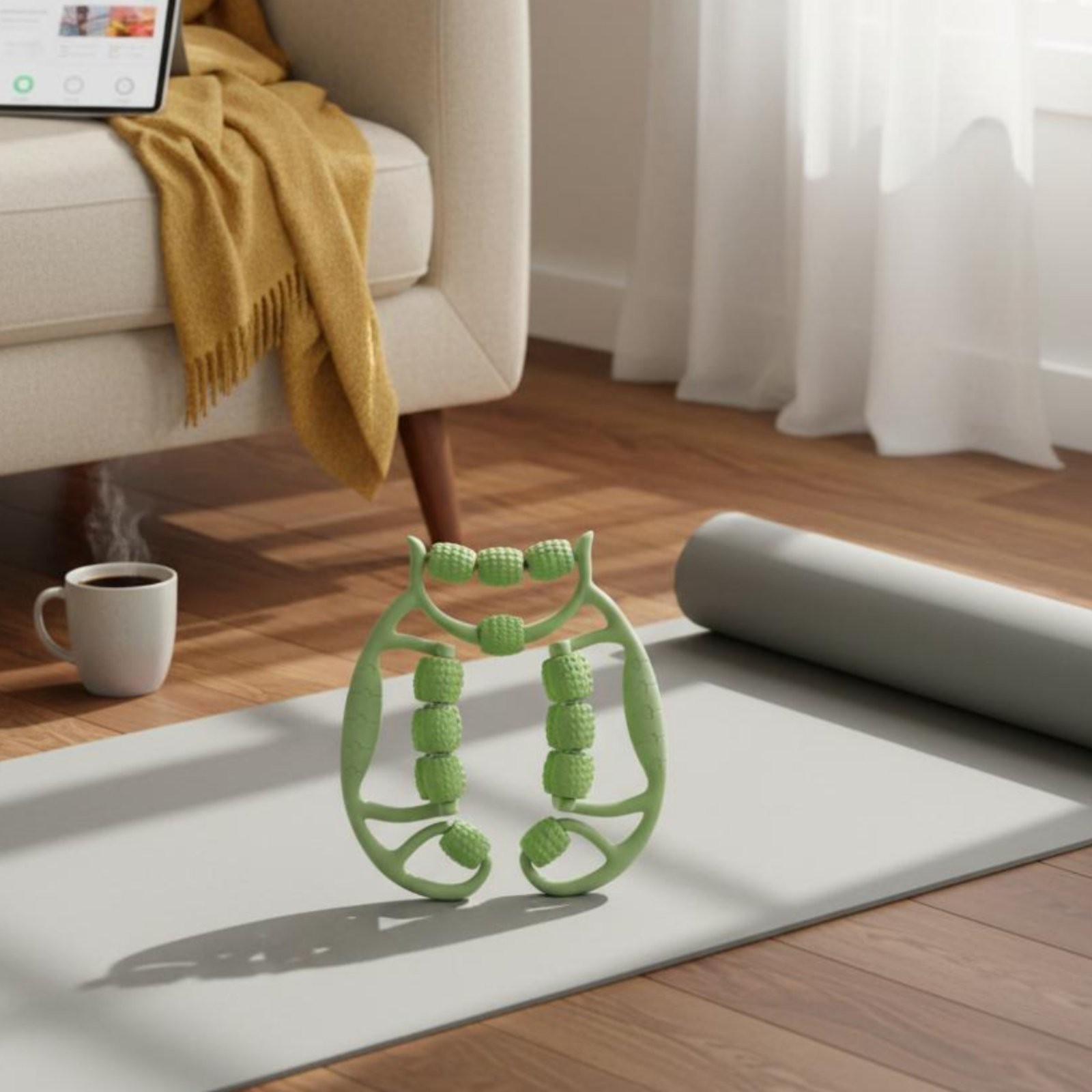 360 Degree Leg Massager Clamp Ergonomic Handle for Home