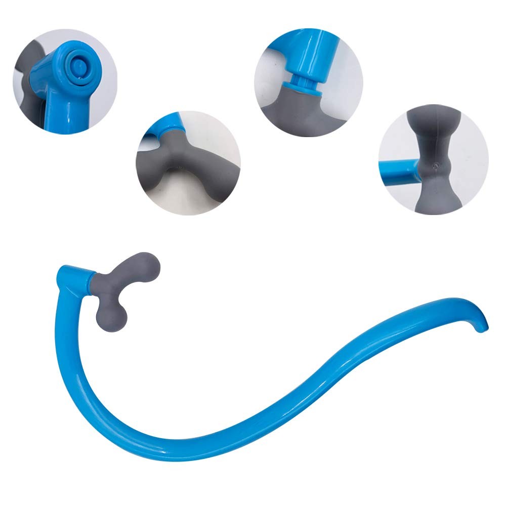 CARELAX Self Massage Tool – Original Trigger Point 1 Count (Pack of 1), Blue