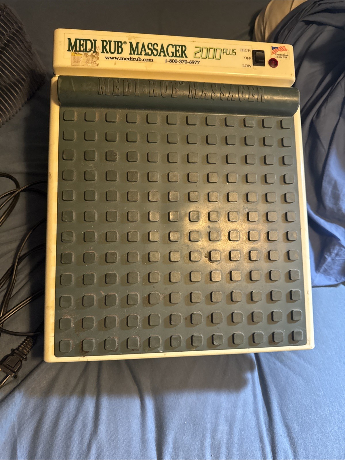 Medi Rub 2000 Plus Vibrating Foot Massager Model MR-3F Machine