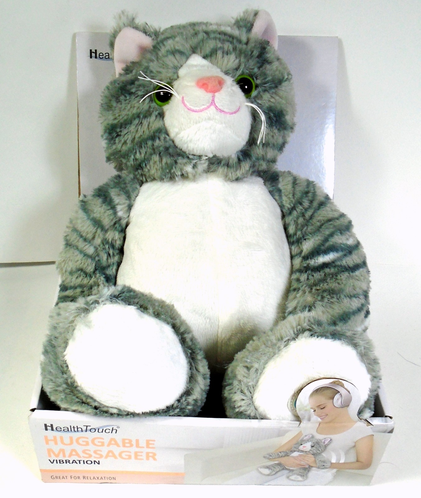 HealthTouch Huggable Massager – Kitty Cat – Relaxing Vibrations