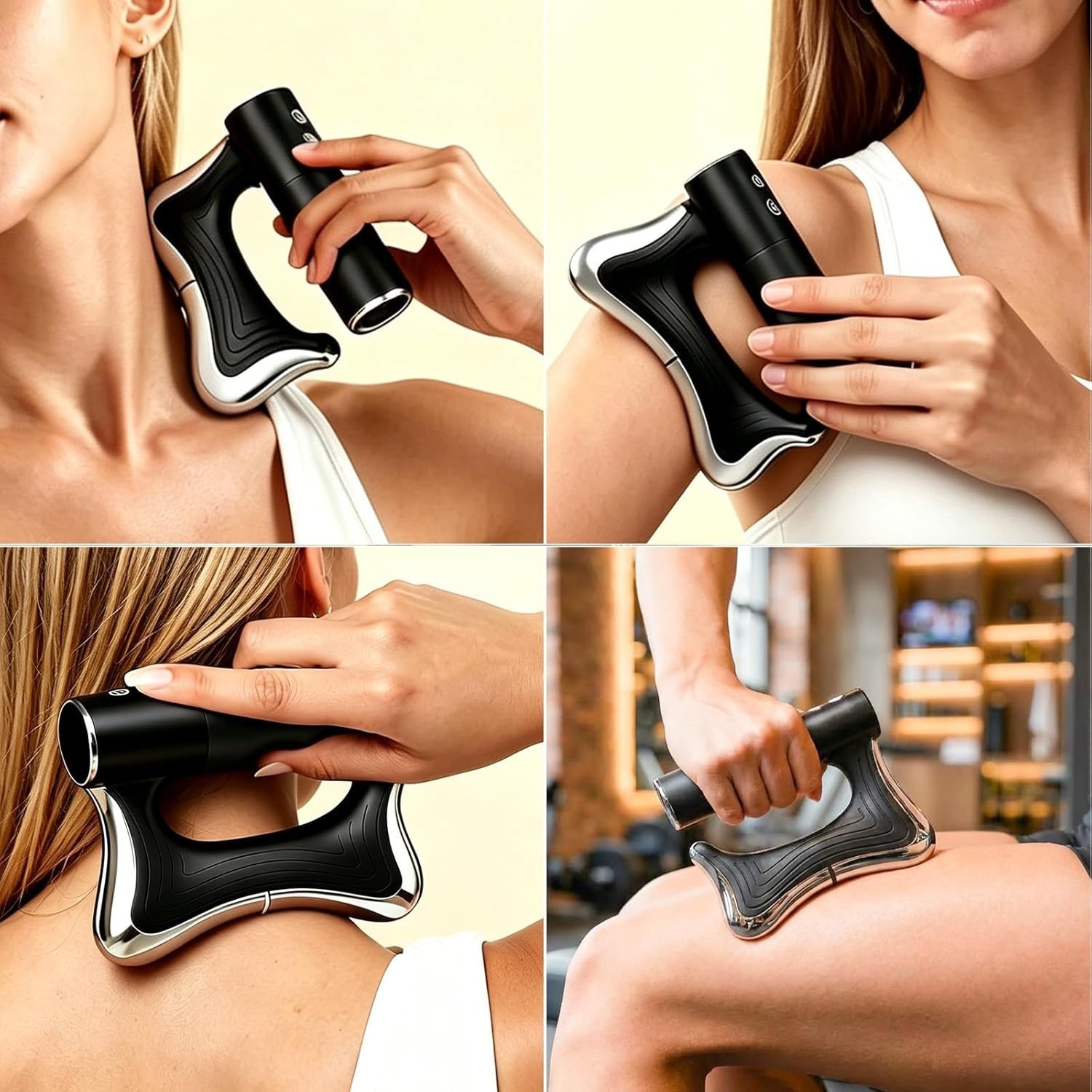 Sculptwave Full Body Contouring Device,Electric Fascia Knife Massager Heating an