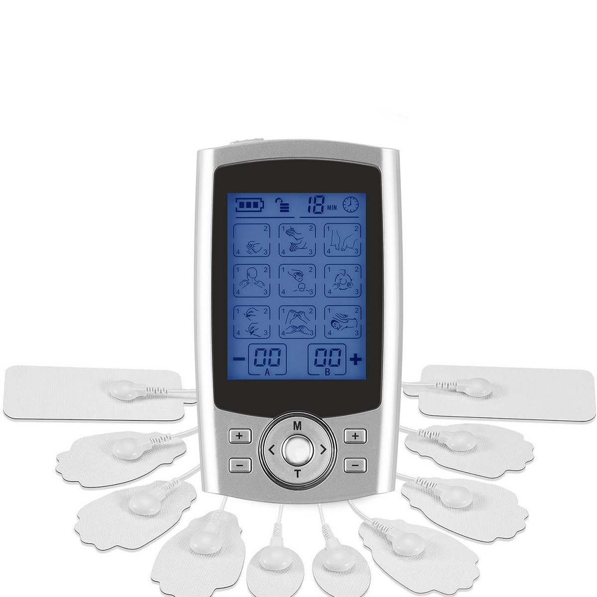 36 Preset Massage Modes 20 Adjustable Intensity Levels LTENS Muscle Stimulator