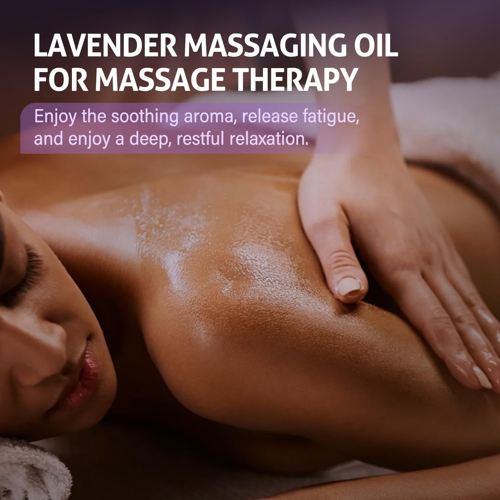 Lavender Sensual Massage Oil for 8 Fl Oz (Pack of 1),