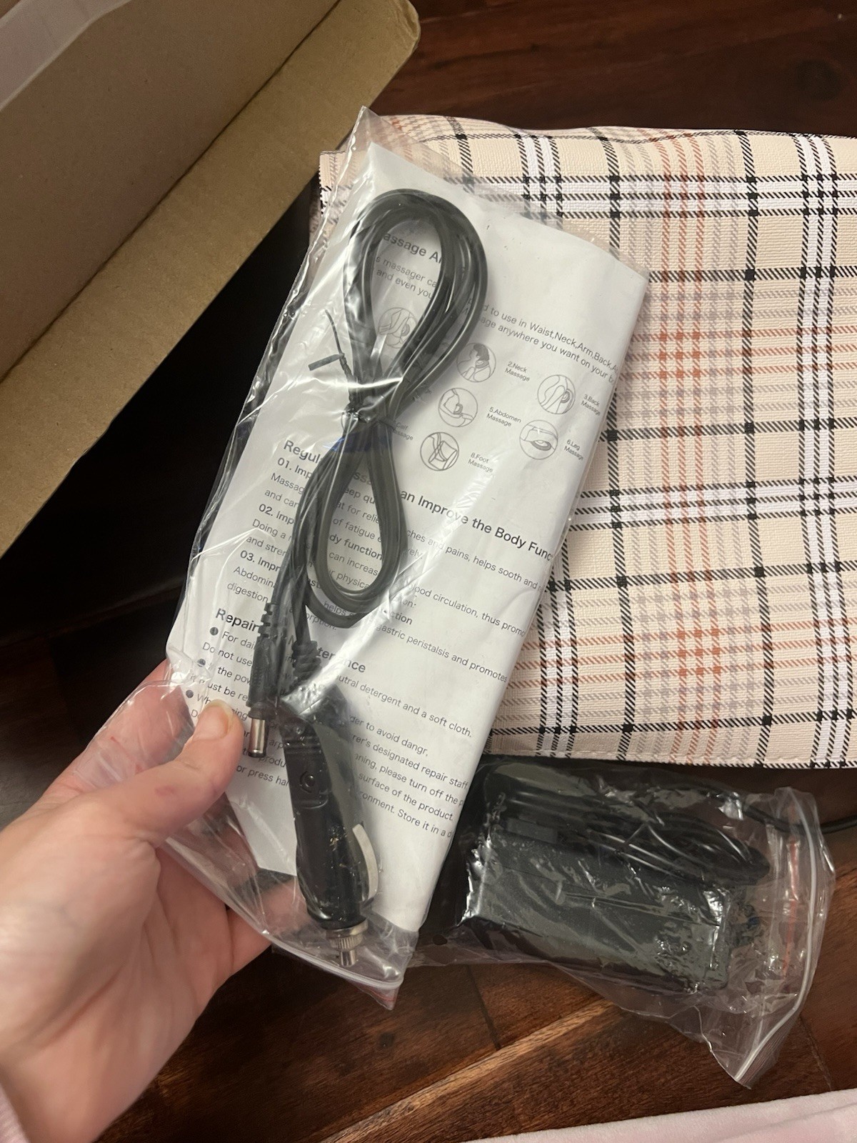 Papillon Cervical Massager #JH-117 with Heat Home and Car Use New