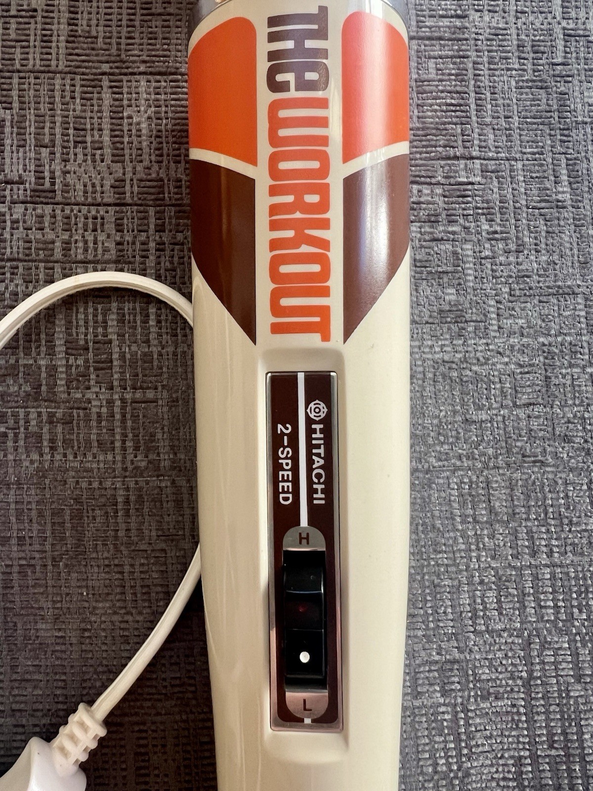 Vintage Hitachi HV-250SR The Workout 2-Speed Massager Magic Wand TESTED WORKING