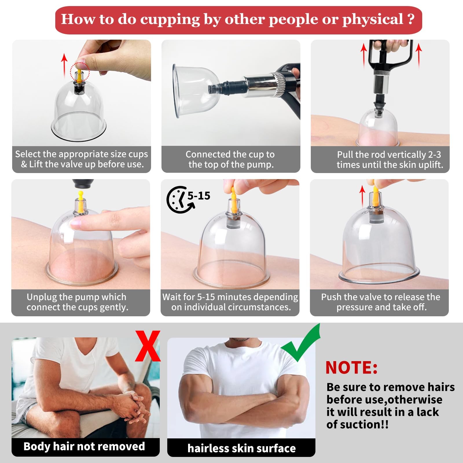 Cupping Set, 19 Cups Cupping Kit for Massage Therapy, Cupping Therapy Set wit…