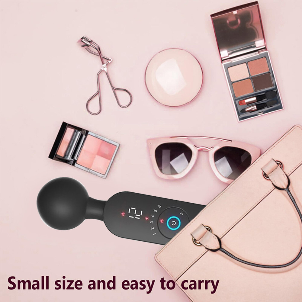 Women’s Wand Massager: 12 Modes, LED Display, USB Rechargeable & Discreet