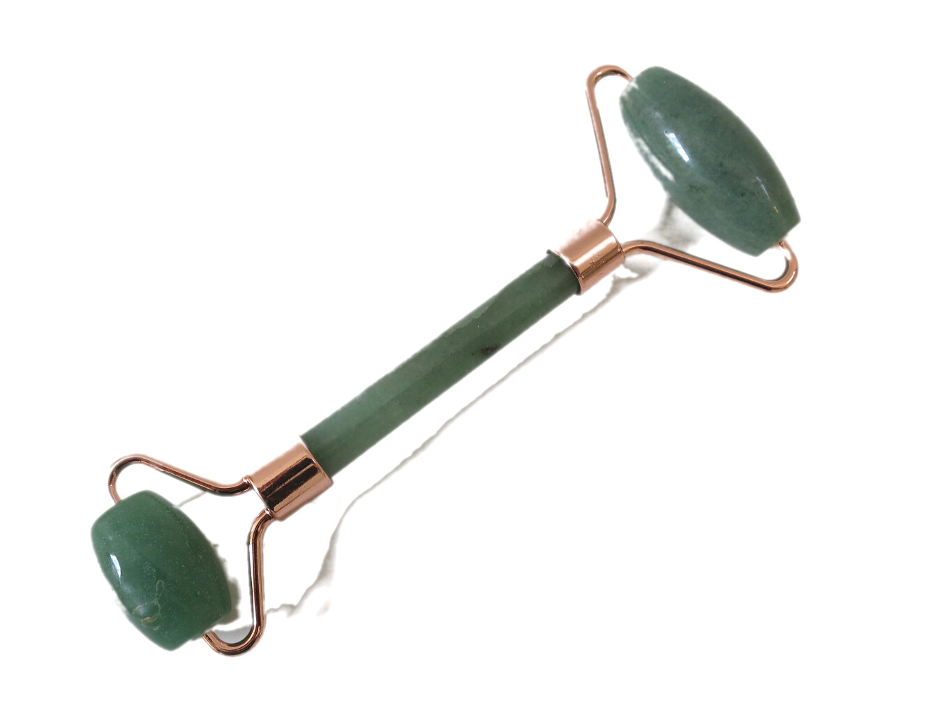 1 Natural Stone Face Roller Massager, Choose Rose quartz, green jade,