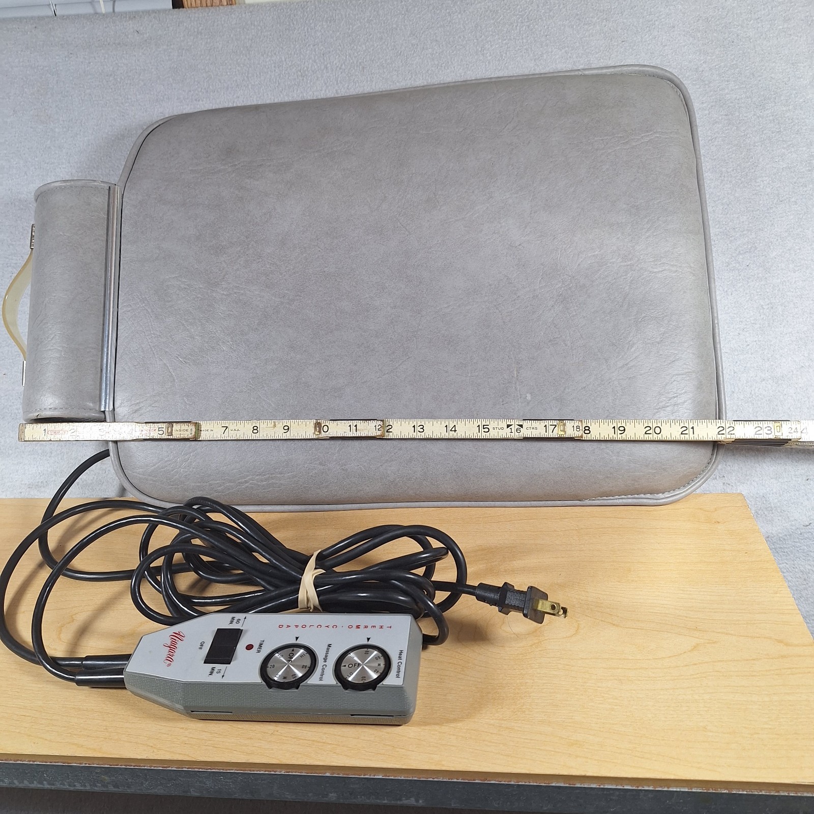 Vintage Niagara Thermo Cyclopad Heat & Cyclo-Massager Tested Works!