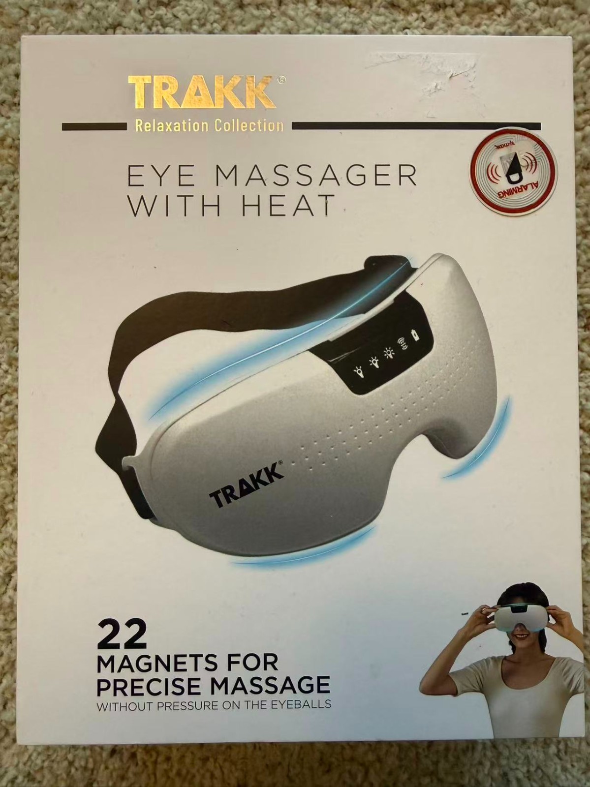 TRAKK eye massager with heat