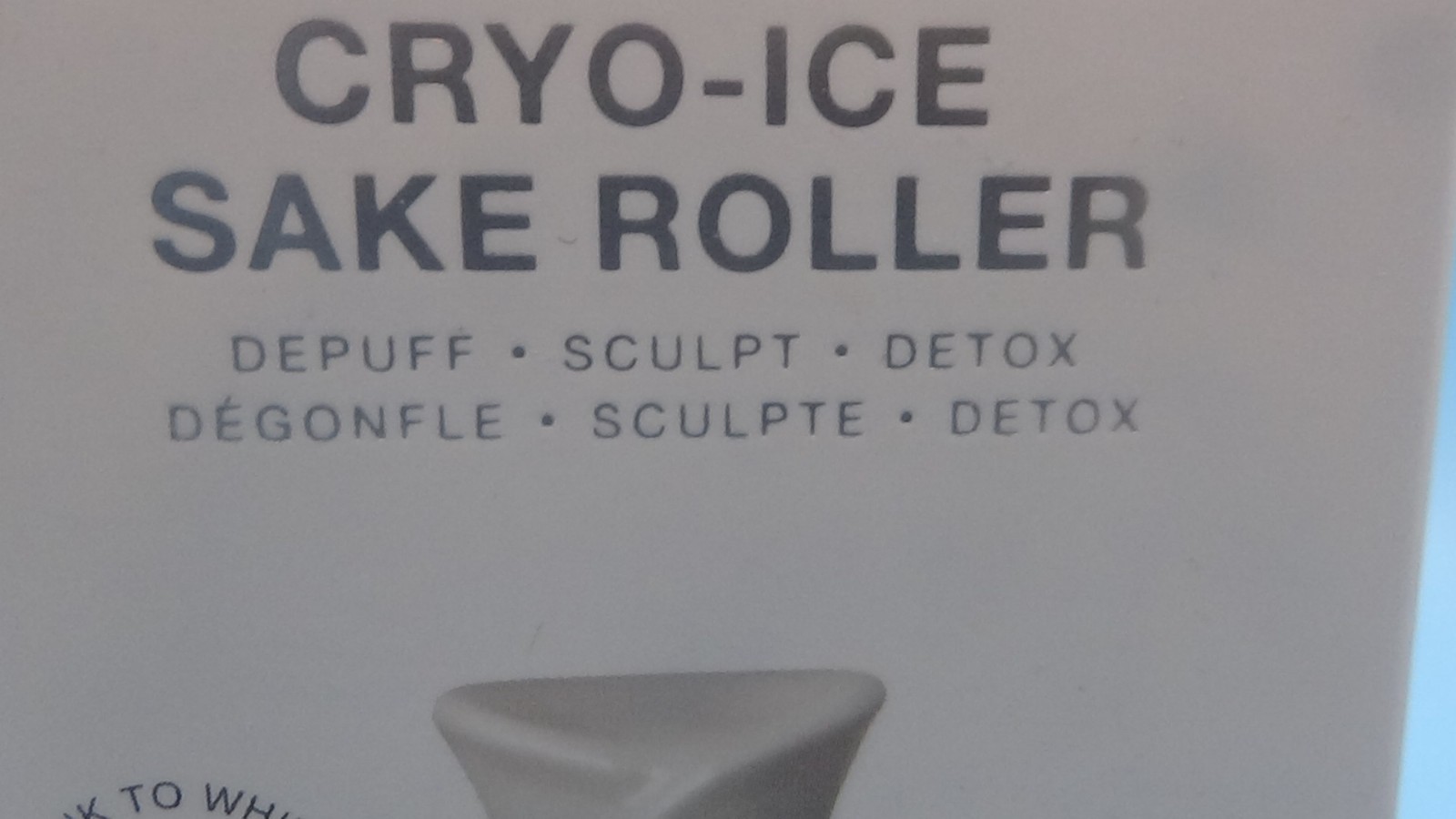 Skin Inc Cryo Ice Sake Roller – Depuff Sculpt Detox – Pink To White New Sealed