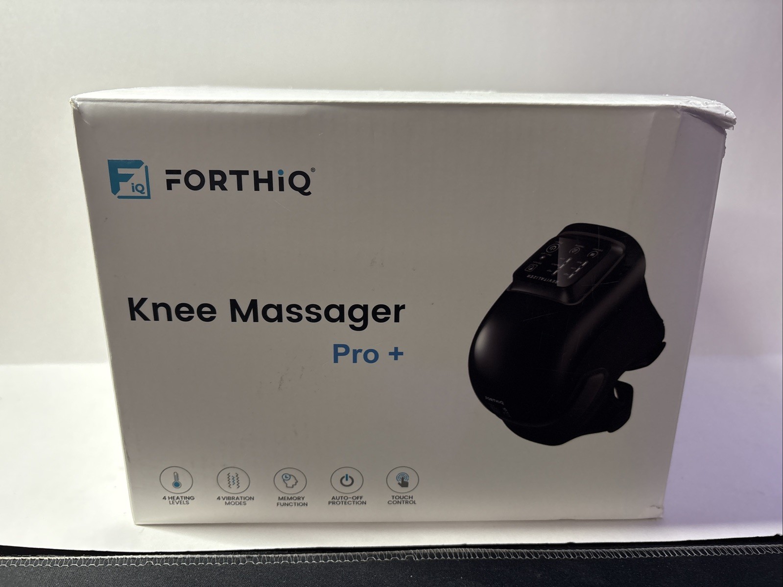 FORTHiQ Knee Massager Pro+ with Heat, Red Light and Vibration