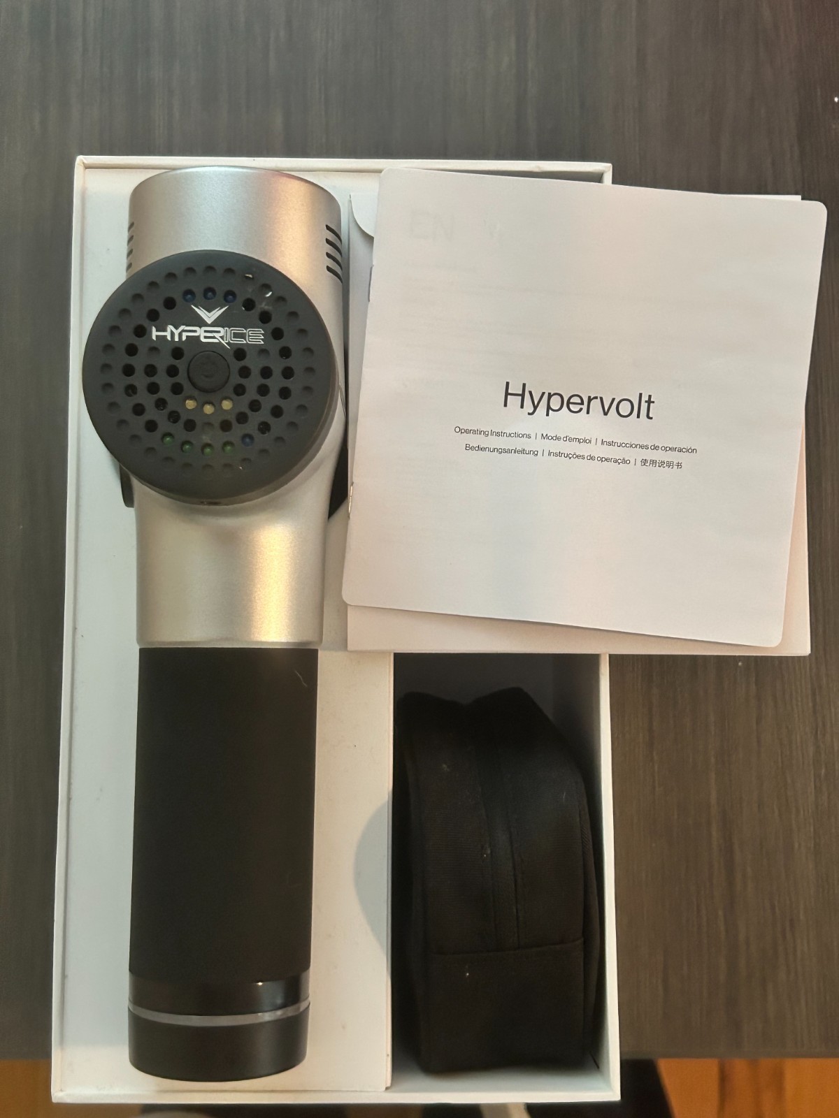 Hyperice Hypervolt Massage Gun – brand new, opened but only used 1x