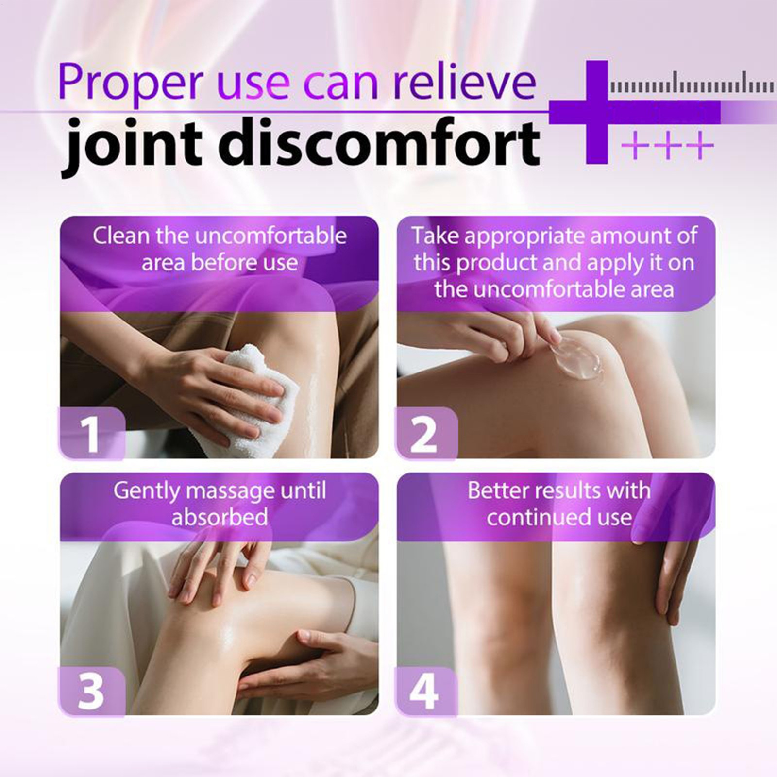 Herbal Extract Joint Massage Gel Soothing Relief Improve Joint Flexibility`