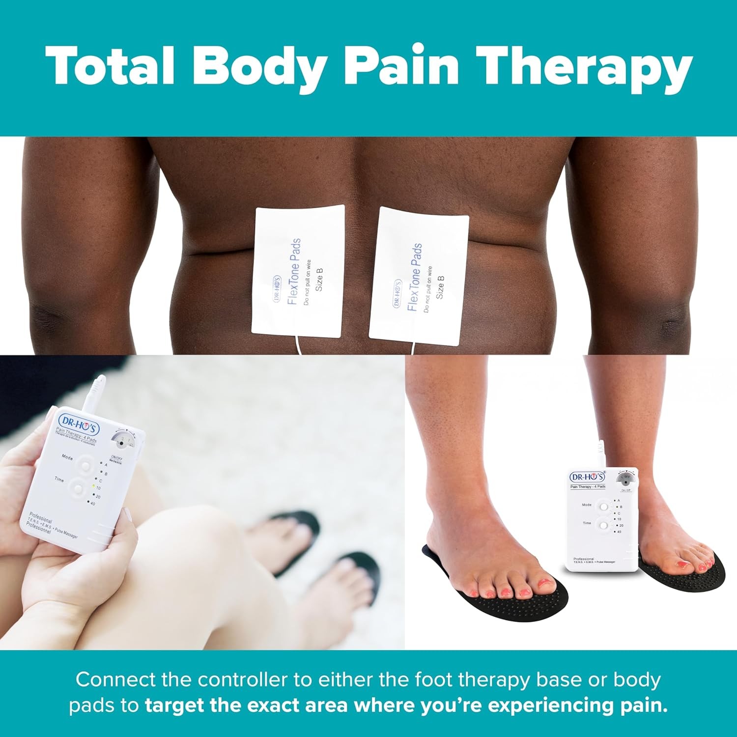 2026 DR-HO’S Pain Therapy System 4-Pad Machine Pain Relief Massager Health Aid
