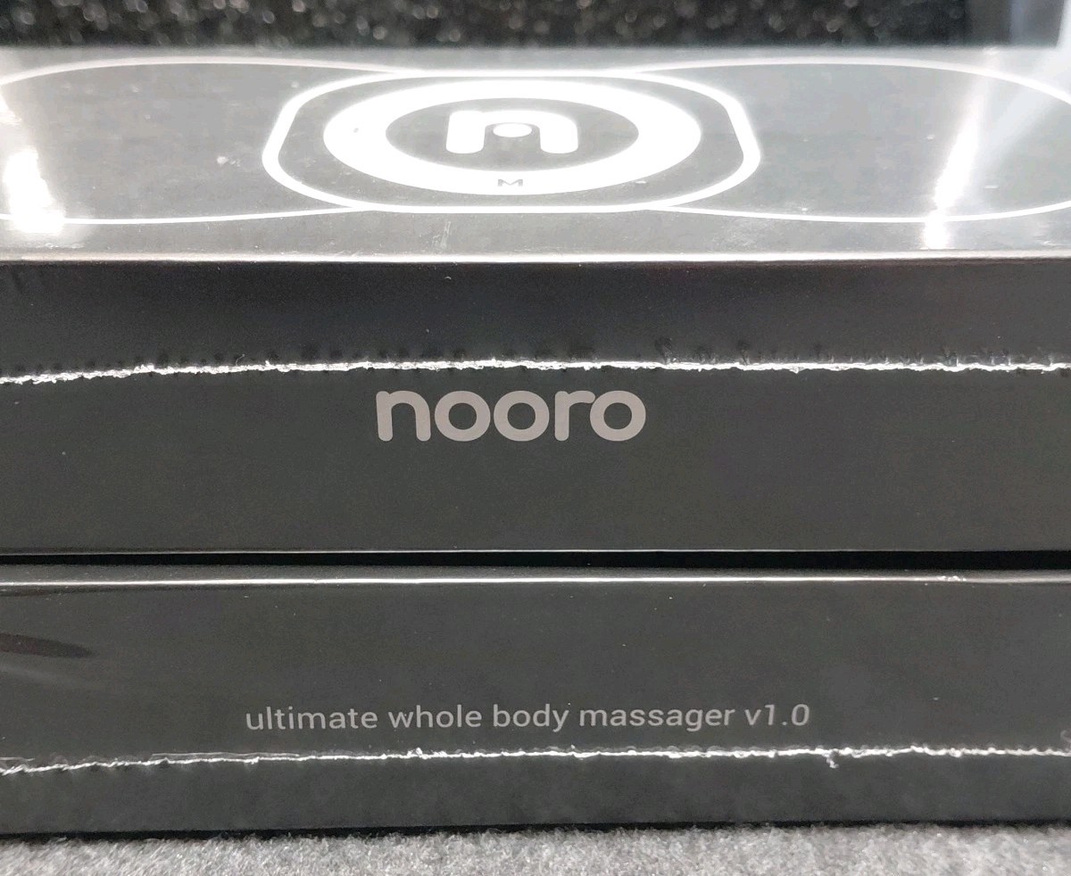 Lot Of 2 Nooro Ultimate Whole Body Massager V1.0 & 2 Extra Hydrogel Sticky Pads