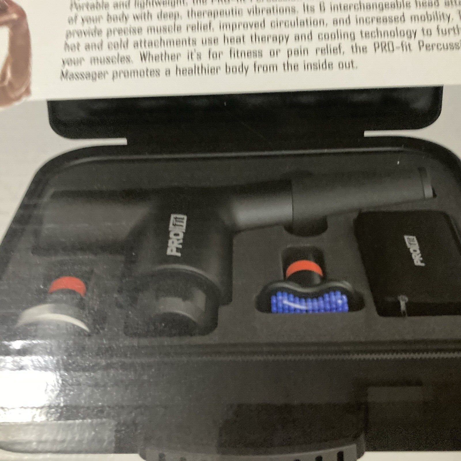 PRO FIT Percussion Muscle Massager Heat/Cold Therapy BRAND NEW