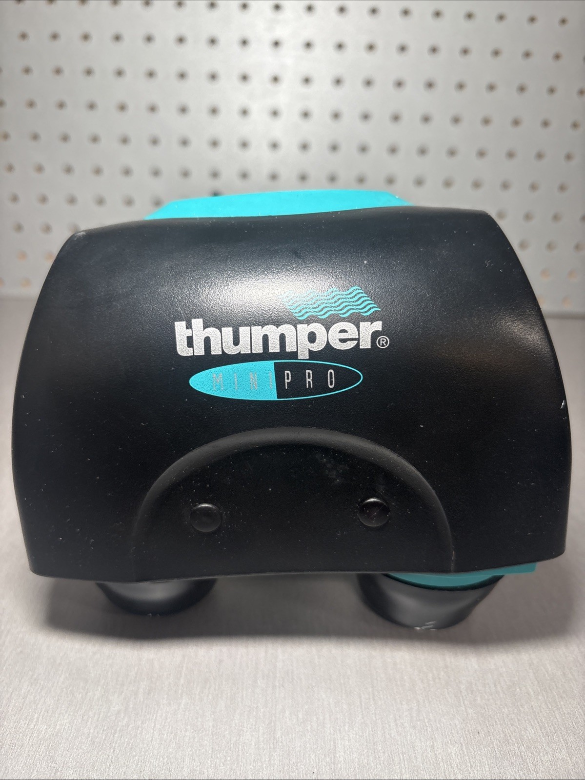 Thumper Mini Pro Percussion Massager NA00P 3-Speed Handheld Blue Black READ