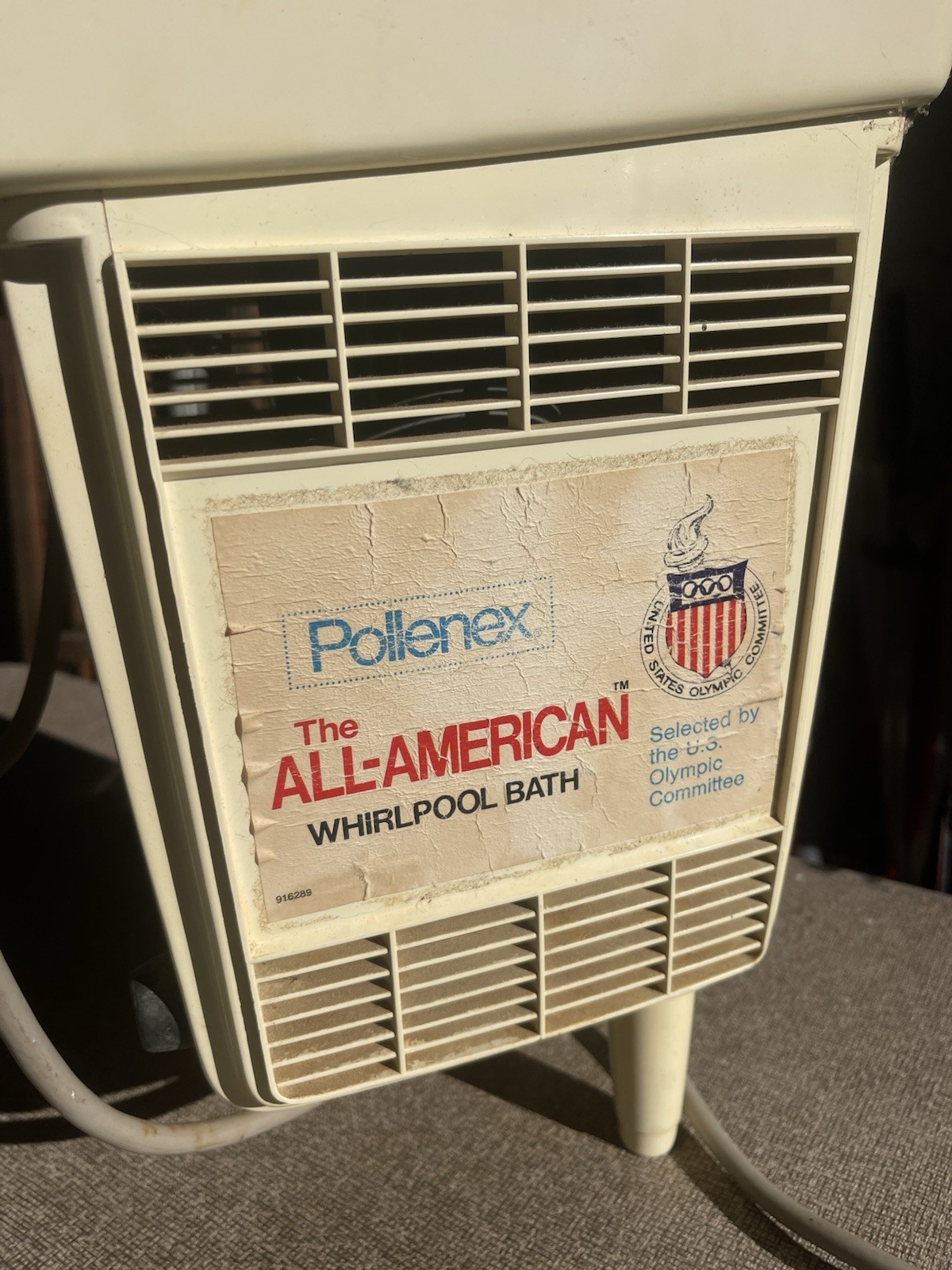 Pollenex Whirlpool All American Spa Bath Machine Olympic Model *TESTED/WORKS