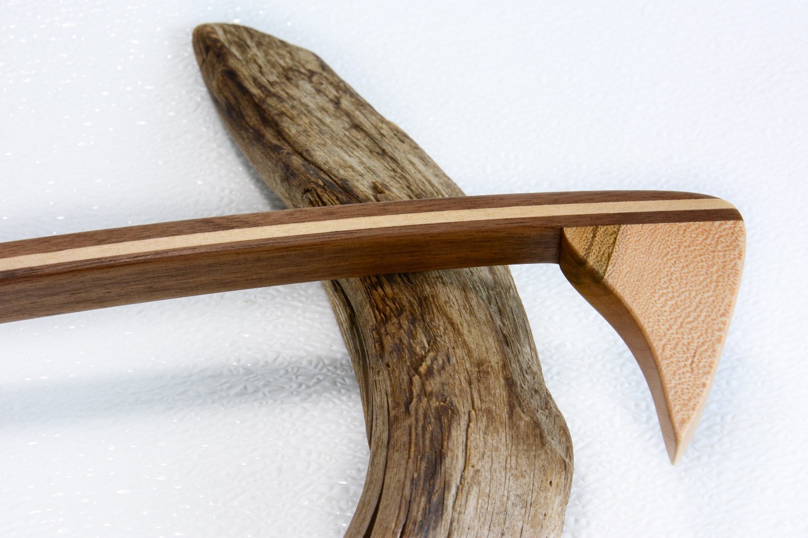 Handmade Walnut and Maple Backscratcher