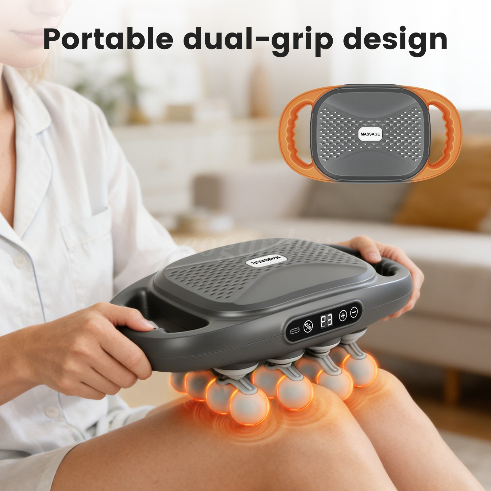 16 Head Massage Gun Deep Tissue Massager 9 Modes 9 Speed Levels Muscle Relax NEW