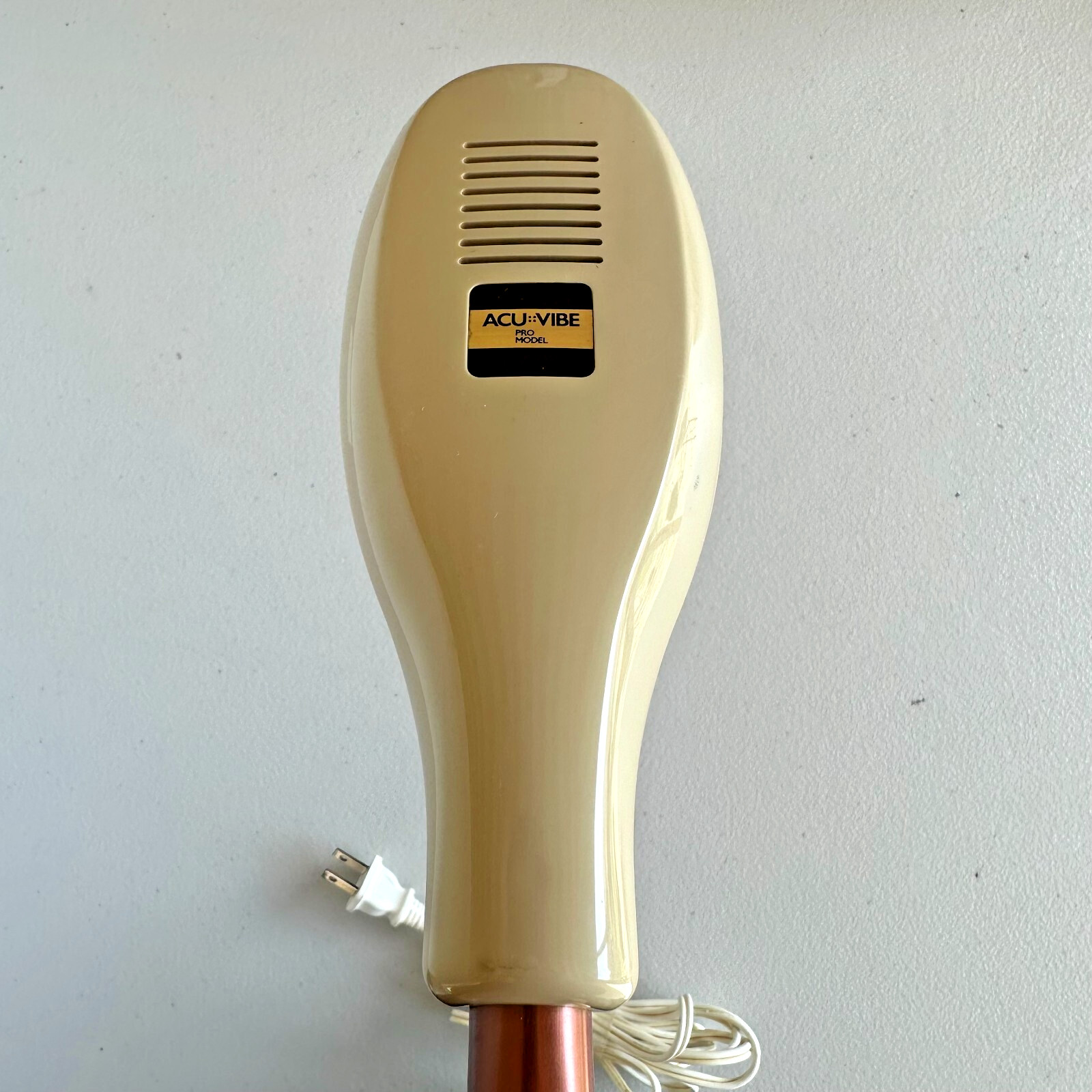 Vintage AcuVibe Pro Model Vibrating Massager Curved 2 Speed TESTED & Working!