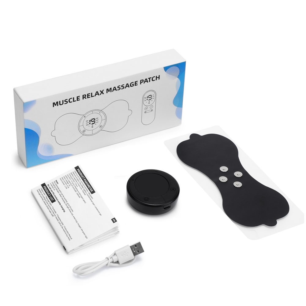 Portable EMS Neck & Body Massager Pulse Muscle Relaxation Device 6 Modes 19 Leve