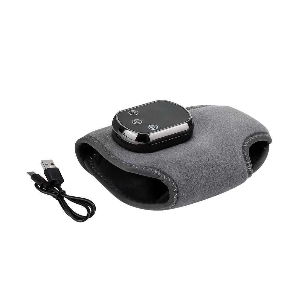 Electric Foot Ankle Massager Vibration Heating Ankle Brace Wrap for Pain Relief