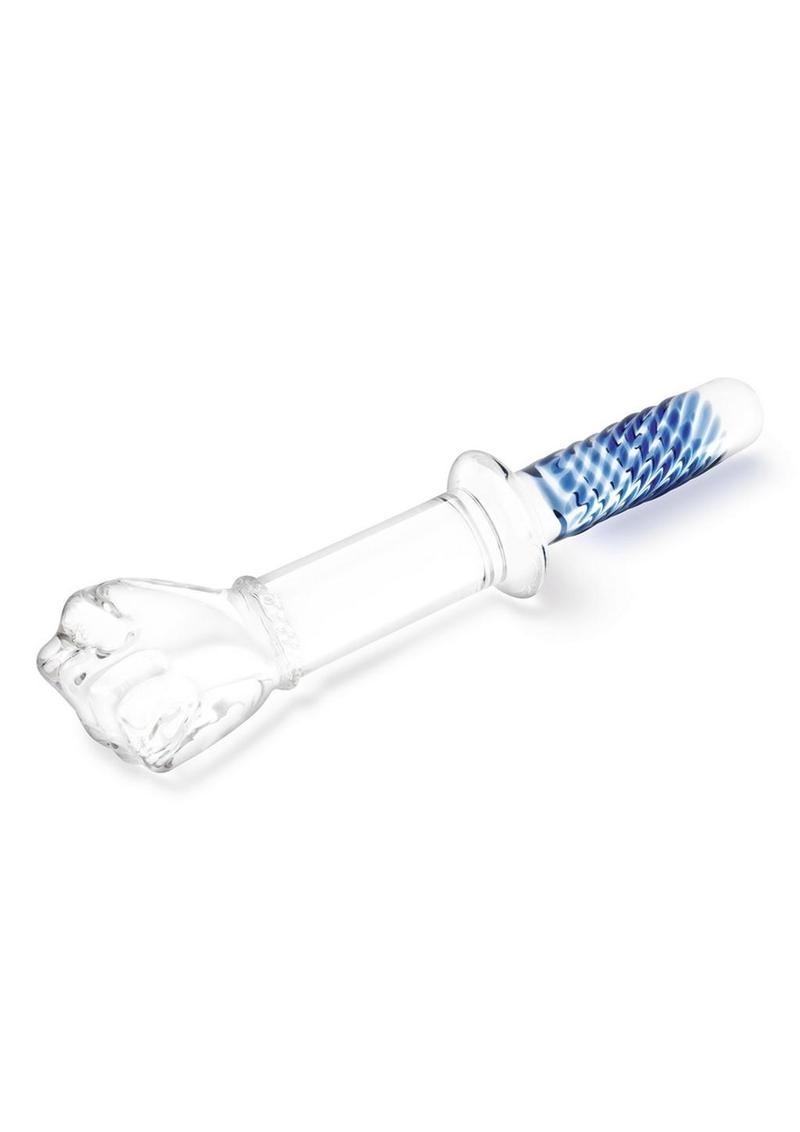 Glas Fist Double Ended Glass with Handle Grip 11in – Clear