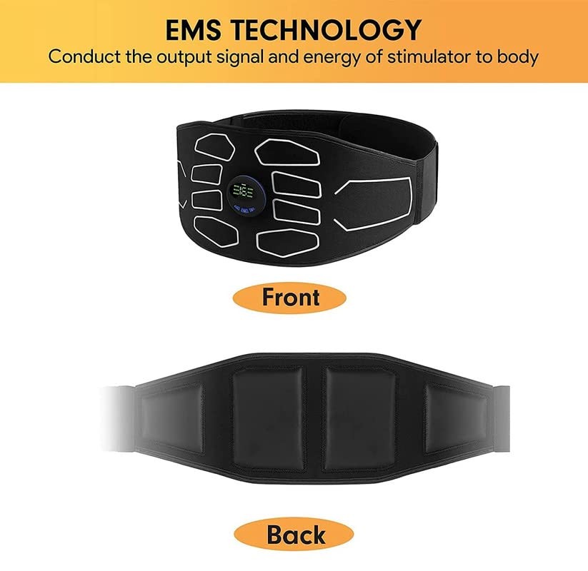 ABS Stimulator, Ab Machine, Abdominal Toning Belt Muscle Toner Fitness Traini…