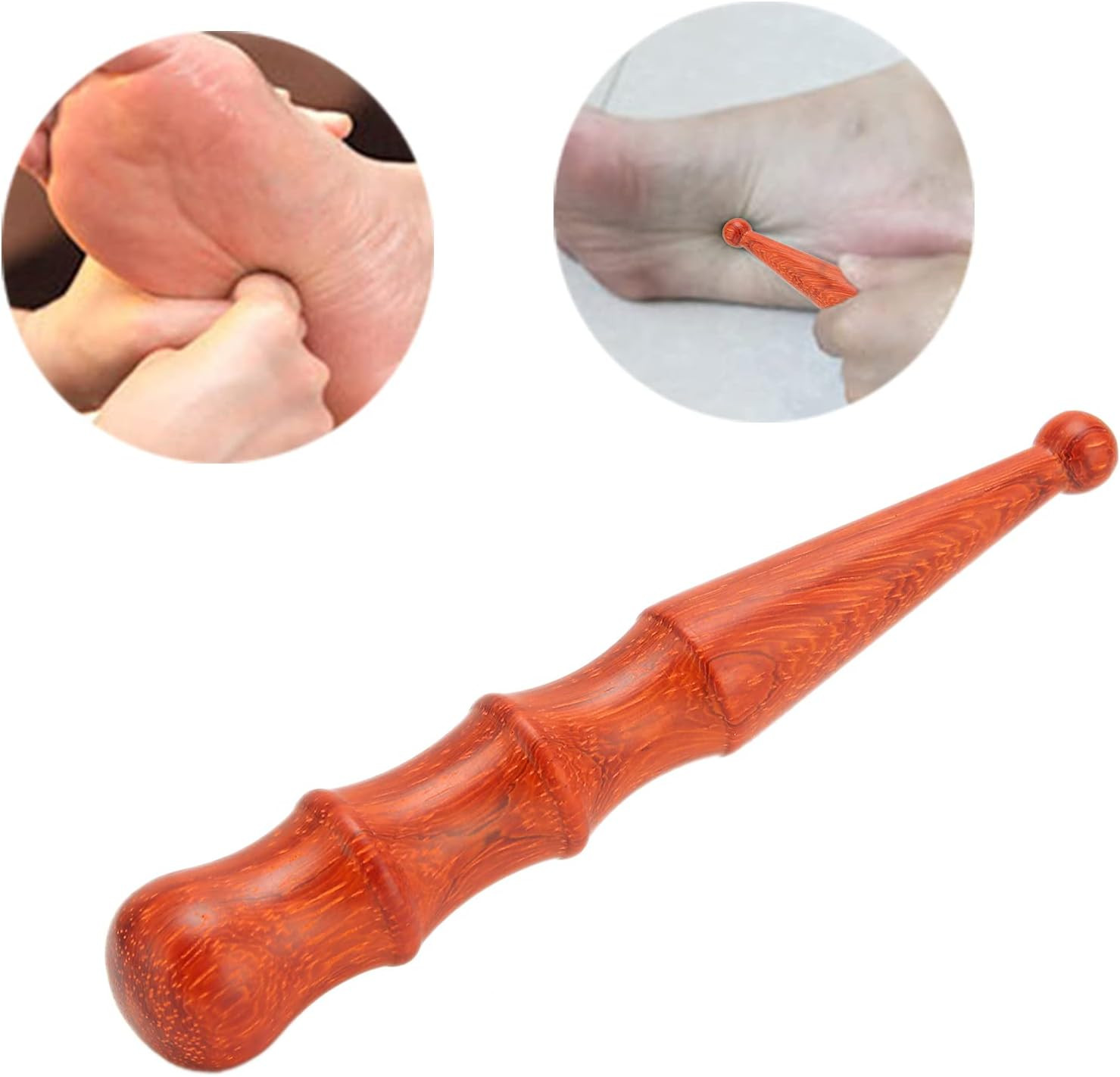 Foot Hand Massage Wooden Stick Tools, Traditional Reflexology Hand Foot Body …